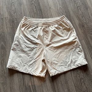 Outdoor Voices Men’s RecTrek 6” Short - Bone, Size M